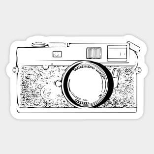 Vintage Photo Camera Sticker